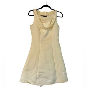 Jody California custom tailored yellow formal dress